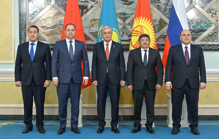 Президент Касым-Жомарт Токаев встретился с главами правительств России, Беларуси и Кыргызстана
